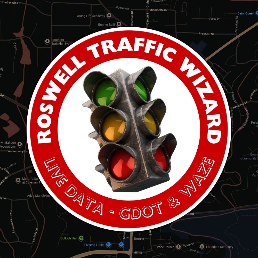 The Roswell Traffic Wizard (Roswell, Georgia’s First Hyper-Local Traffic Hub)